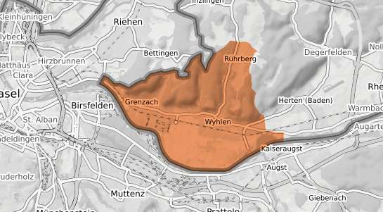 Mietspiegelkarte Grenzach Wyhlen Wyhlen